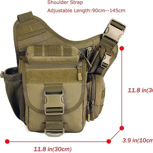 D5-COLUMN Army Messenger MOLLE Camera Bag - Picture 10 of 10